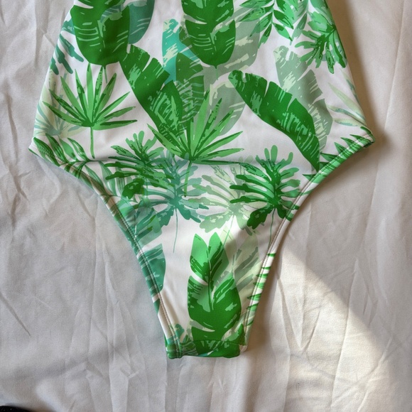 Sugar Coast by Lolli Swim One-Piece Swimsuit – Tropical Leaf Print – Size XS – - Picture 8 of 8